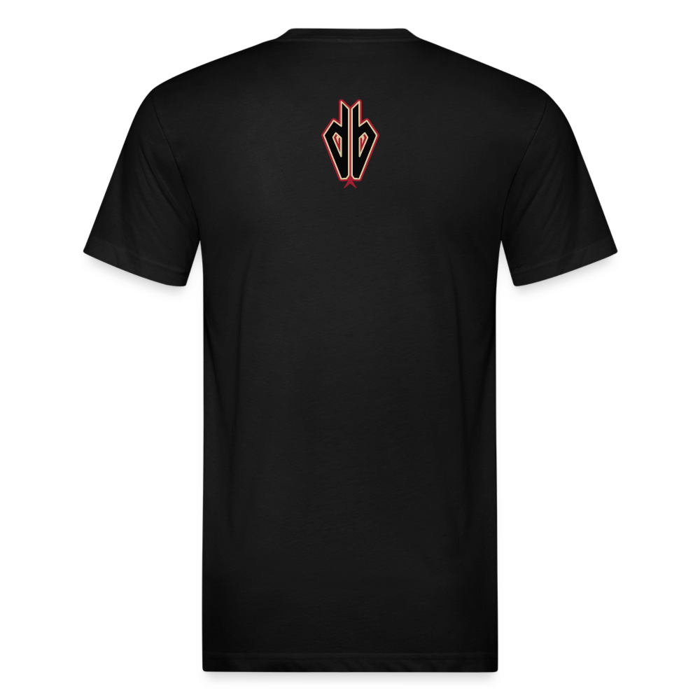 D baks Arizona Front & B Cotton/Poly T-Shirt by Next Level - black