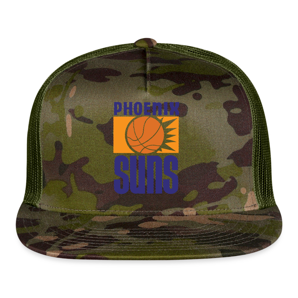 Phx Suns Trucker Hat - MultiCam\green