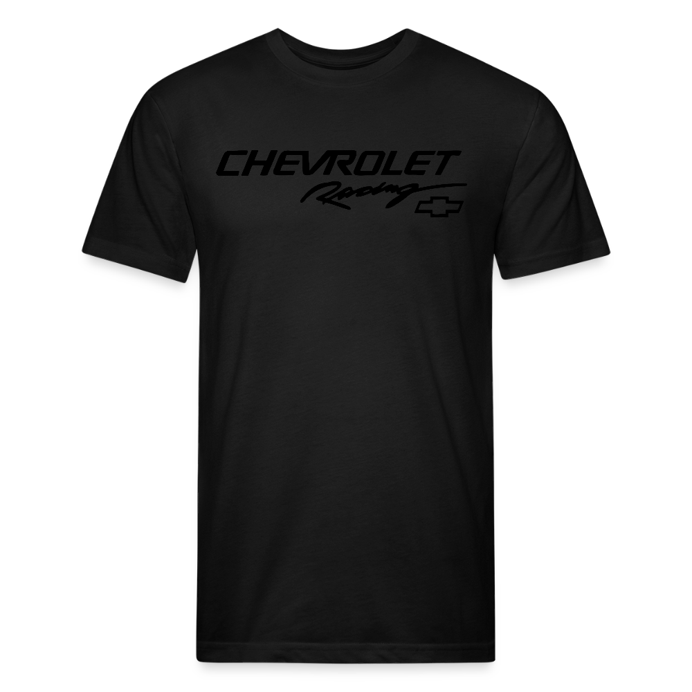 Chevy Racing Fitted Cotton/Poly T-Shirt by Next Level - black