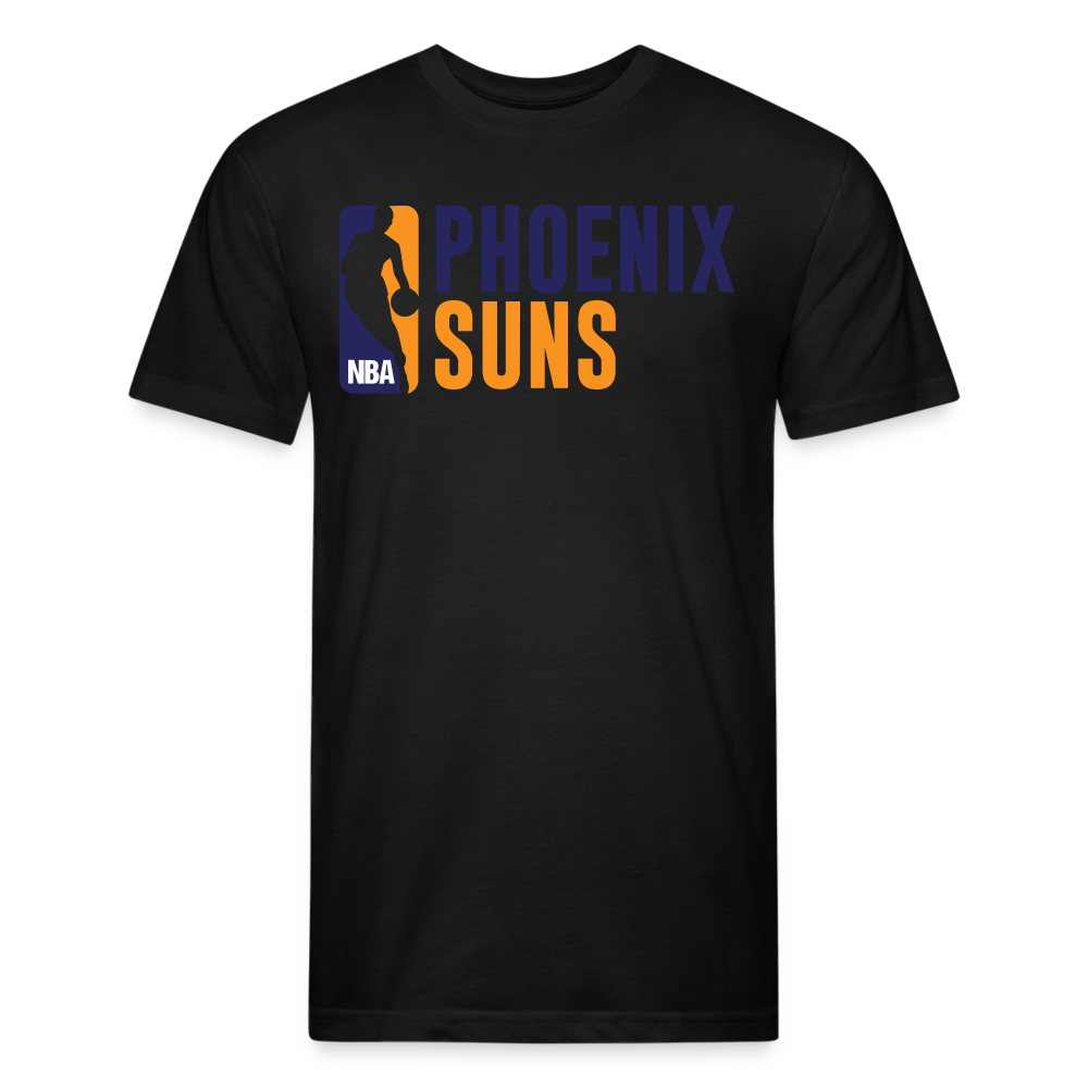 Phx Suns Old Block Cotton/Poly T-Shirt by Next Level - black