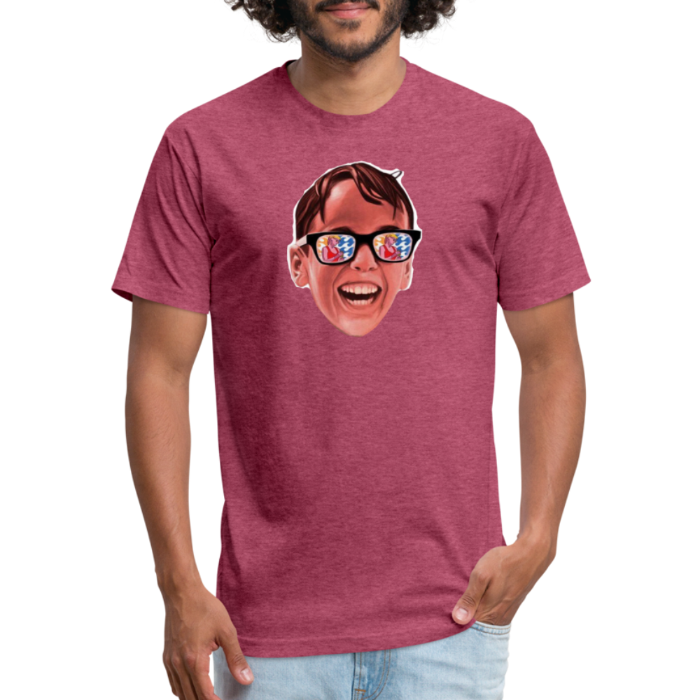 Squints Bigger T-Shirt by Next Level* - heather burgundy