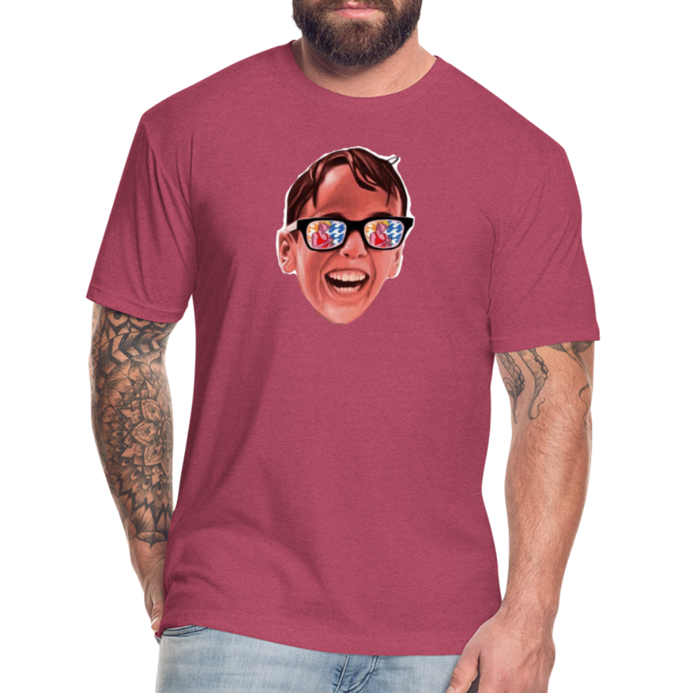 Squints Bigger T-Shirt by Next Level* - heather burgundy