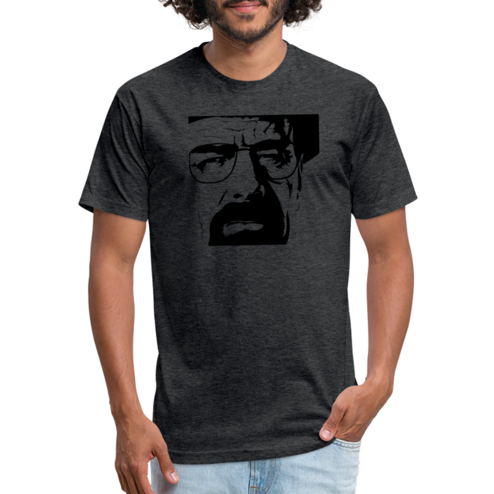 Walter Squinting T-Shirt by Next Level - heather black