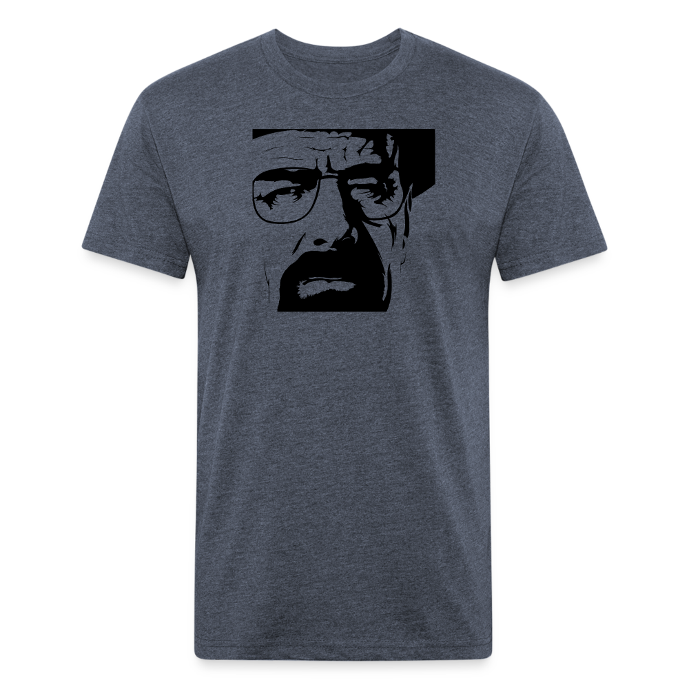 Walter Squinting T-Shirt by Next Level - heather navy