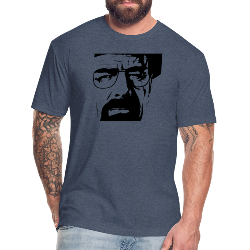 Walter Squinting T-Shirt by Next Level - heather navy