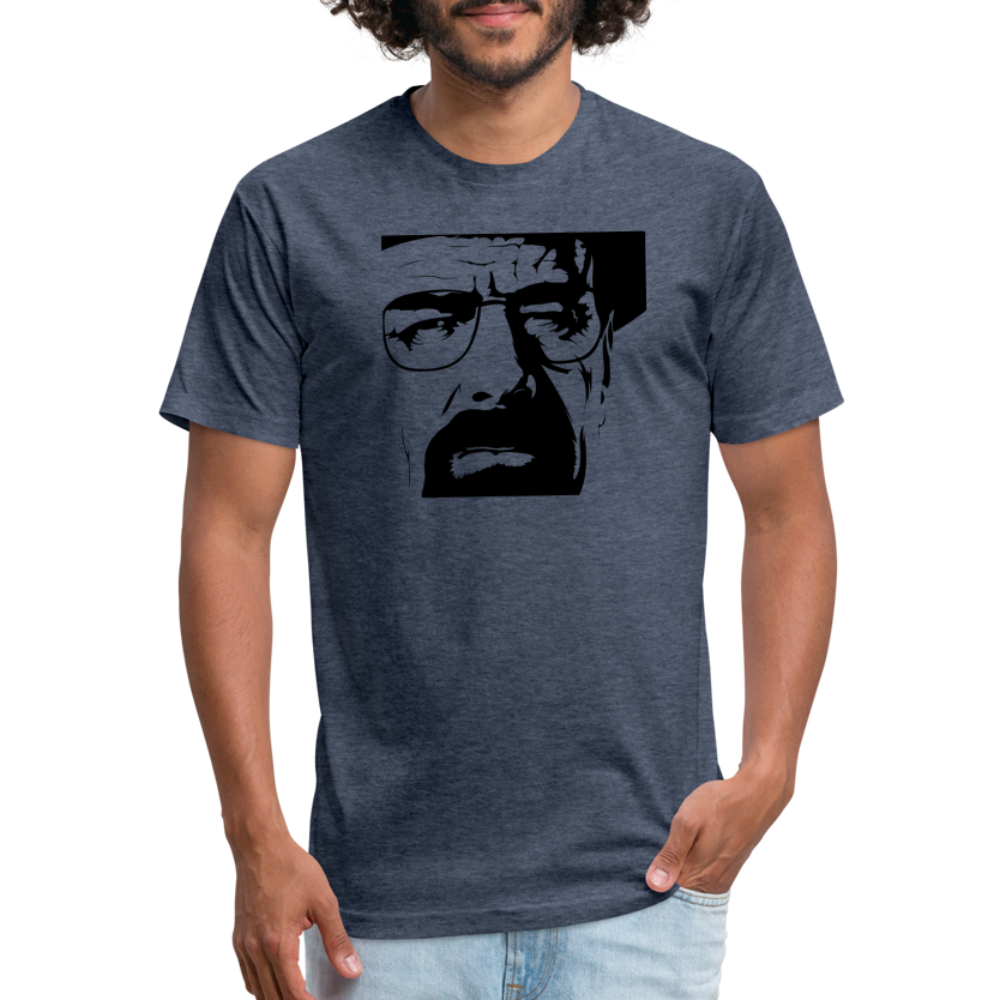 Walter Squinting T-Shirt by Next Level - heather navy