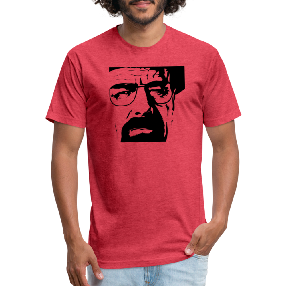 Walter Squinting T-Shirt by Next Level - heather red