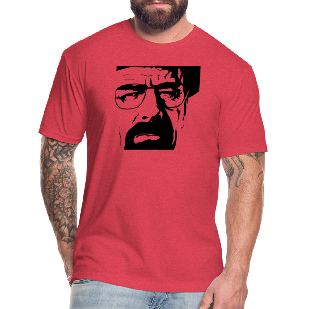 Walter Squinting T-Shirt by Next Level - heather red