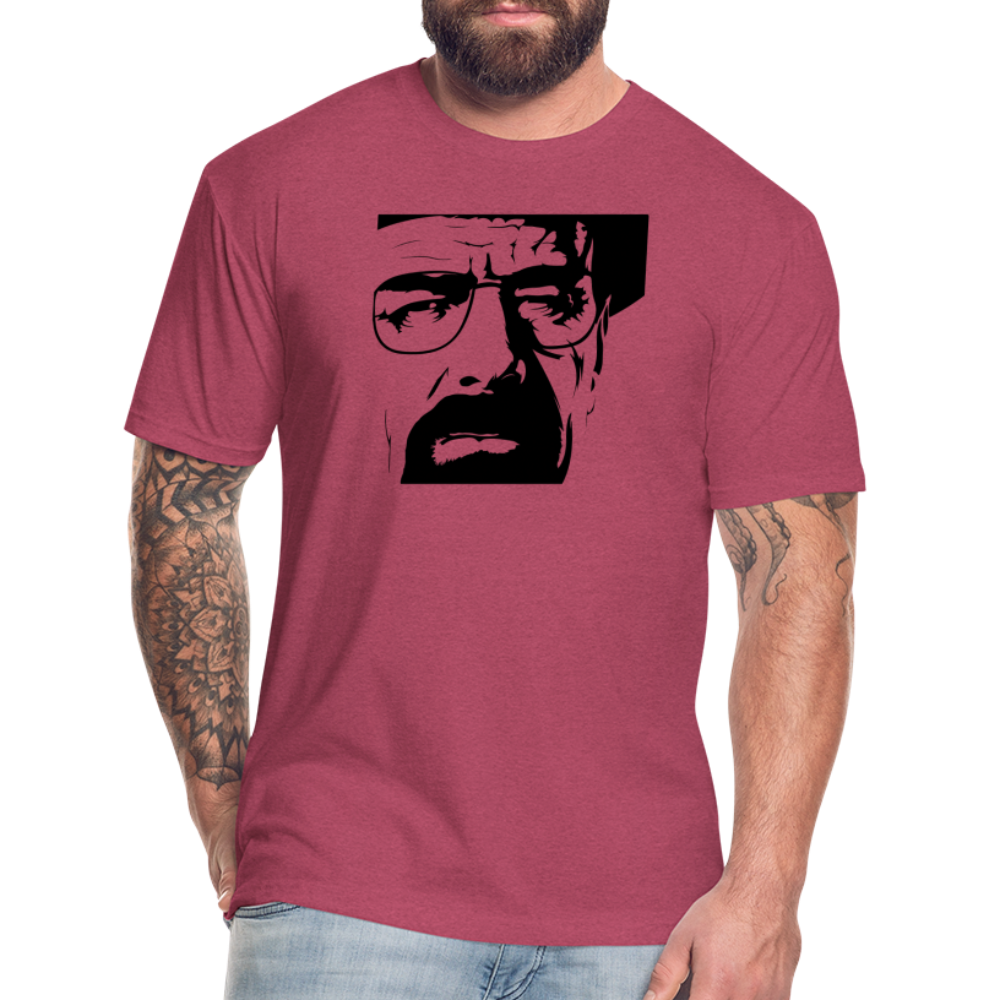 Walter Squinting T-Shirt by Next Level - heather burgundy