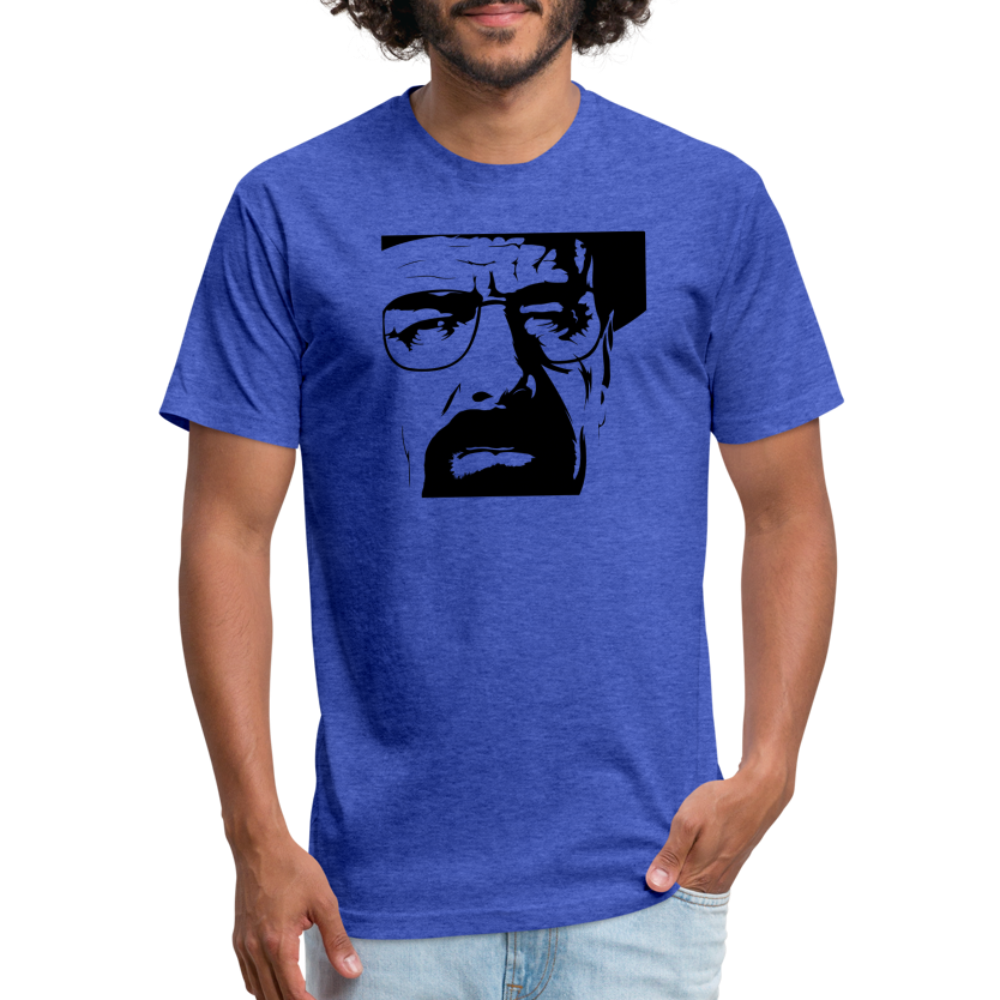 Walter Squinting T-Shirt by Next Level - heather royal