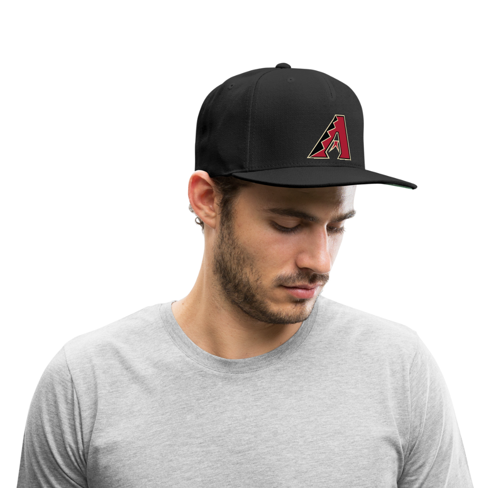 D bacs A w/db Snapback Baseball Cap - black