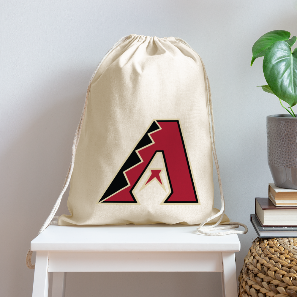 D bacs Cotton Drawstring Bag - natural
