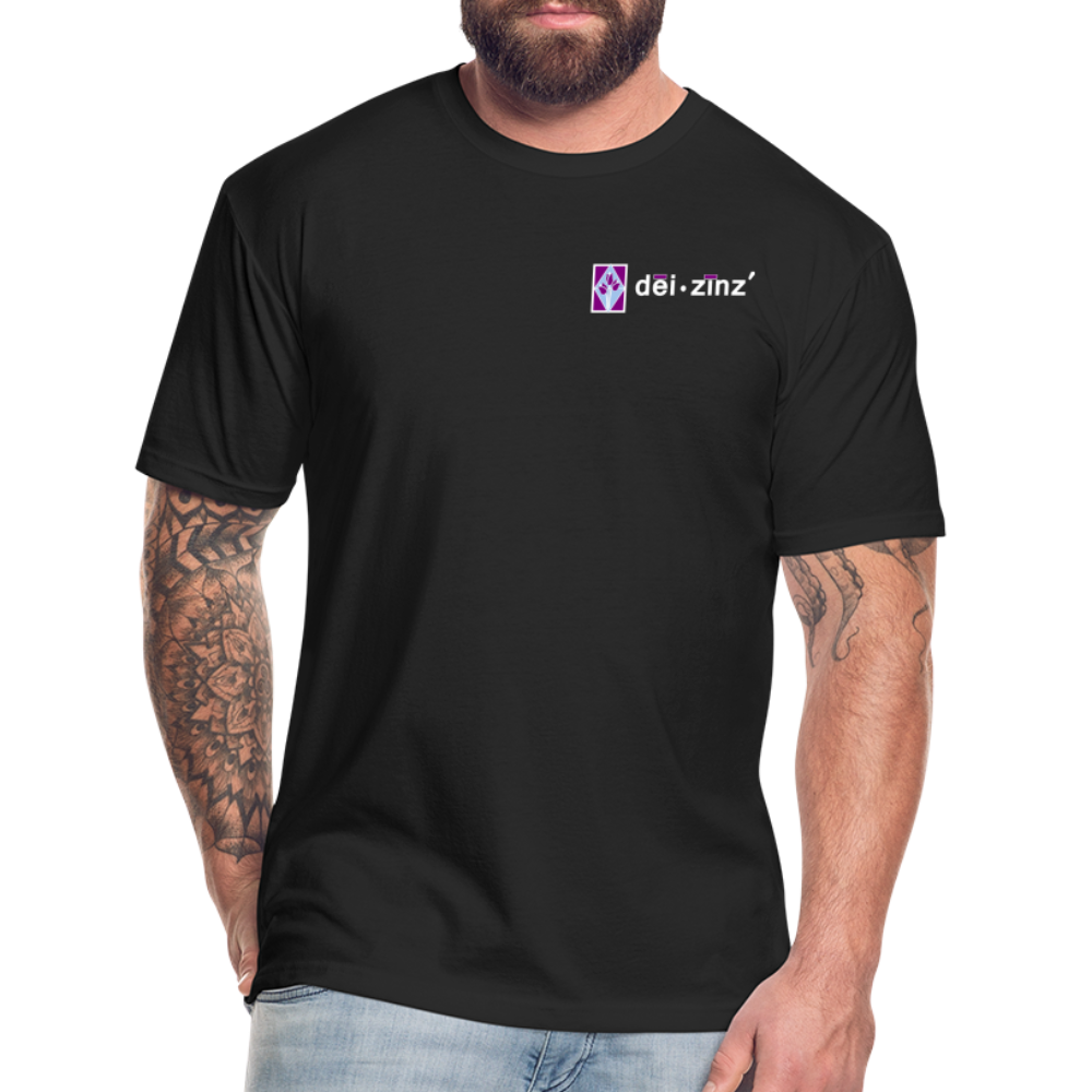 deizinz1 Fitted Cotton/Poly T-Shirt by Next Level - black