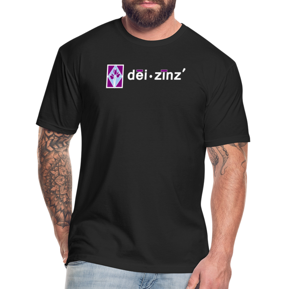 deizinz2 Fitted Cotton/Poly T-Shirt by Next Level - black