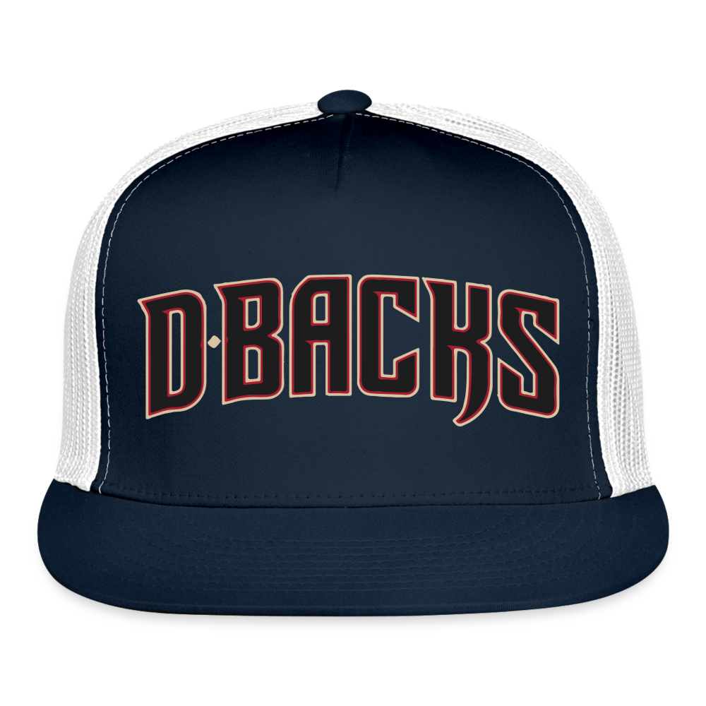 d baks 3 Trucker Cap - navy/white