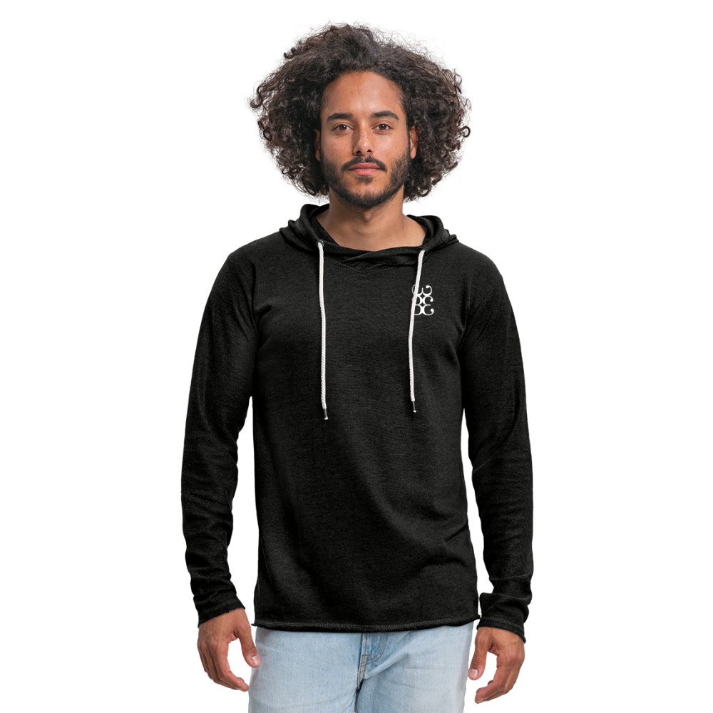 333 Beach Unisex Lightweight Terry Hoodie - charcoal grey