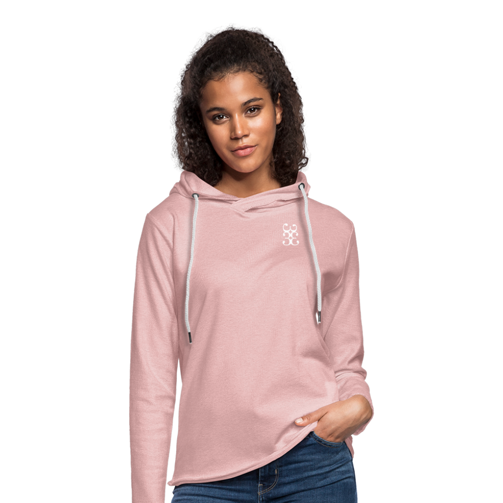 333 Beach Unisex Lightweight Terry Hoodie - cream heather pink