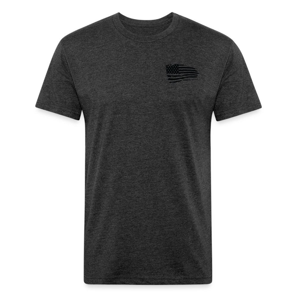 333 Printing Pro Fitted Cotton/Poly T-Shirt by Next Level - heather black