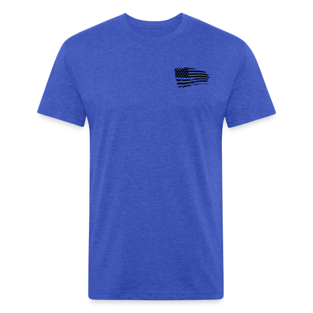 333 Printing Pro Fitted Cotton/Poly T-Shirt by Next Level - heather royal