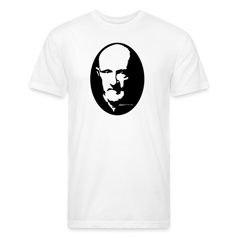 Erman T - Fitted Cotton/Poly T-Shirt by Next Level - white