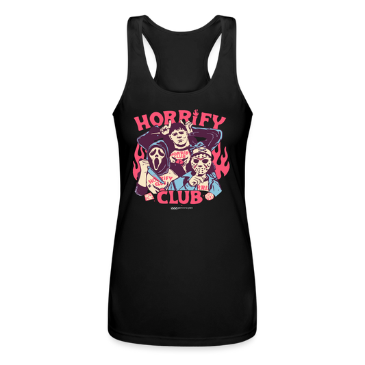 Horrify Club - Women’s Performance Racerback Tank Top - black