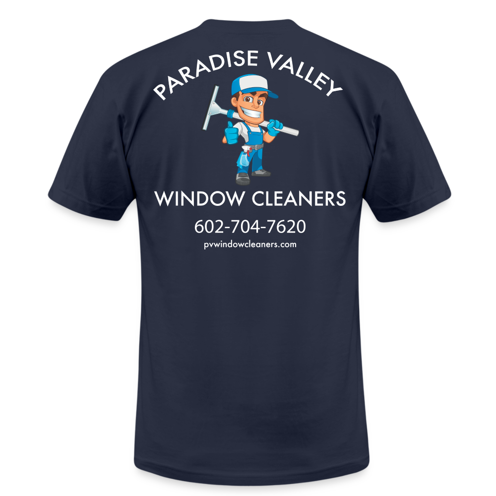 PV Window New Logo *Jersey T-Shirt by Bella + Canvas - navy