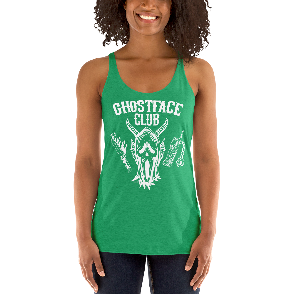 Ghostface Club Women's Racerback Tank