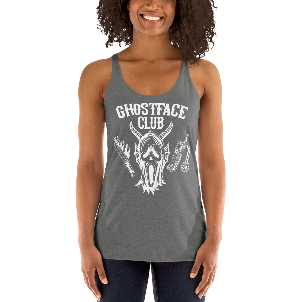 Ghostface Club Women's Racerback Tank