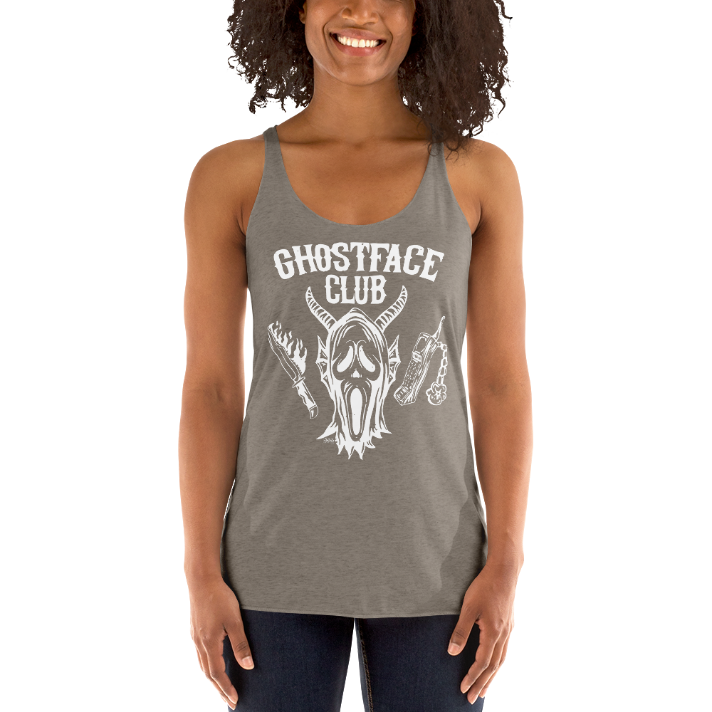 Ghostface Club Women's Racerback Tank