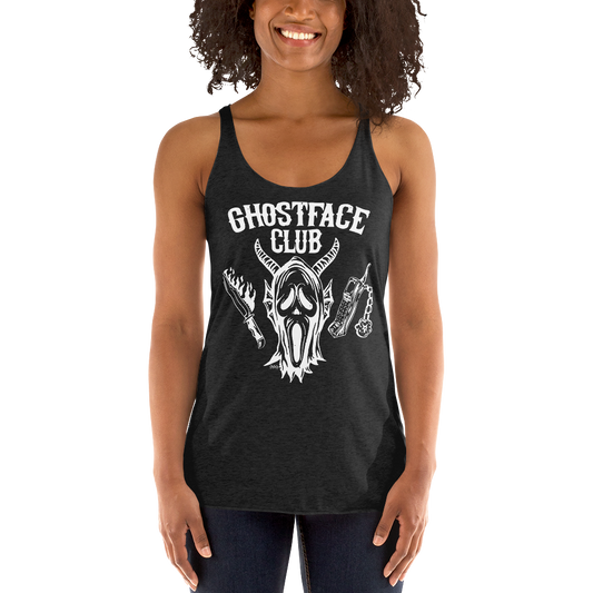 Ghostface Club Women's Racerback Tank