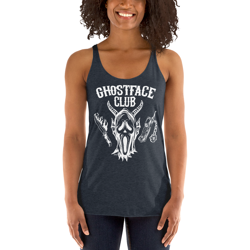Ghostface Club Women's Racerback Tank