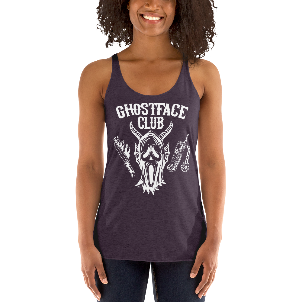 Ghostface Club Women's Racerback Tank