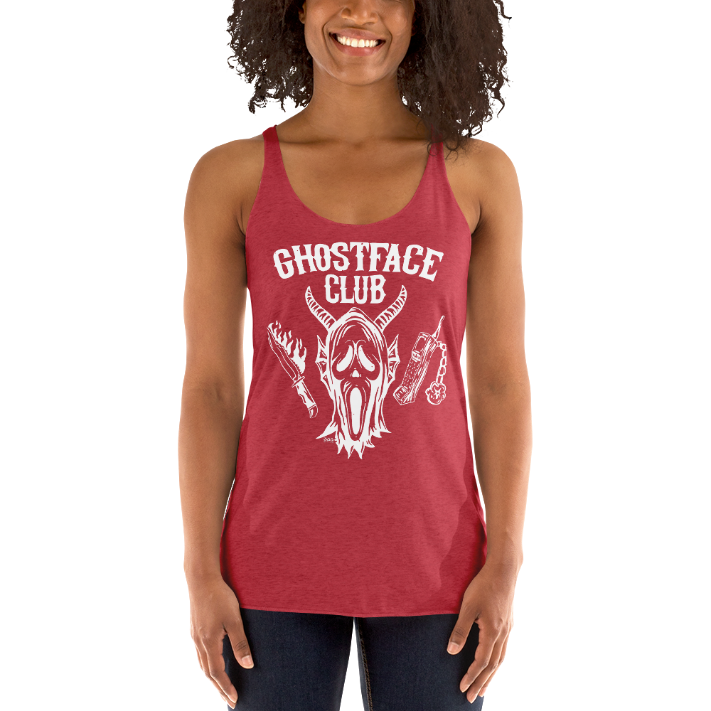Ghostface Club Women's Racerback Tank