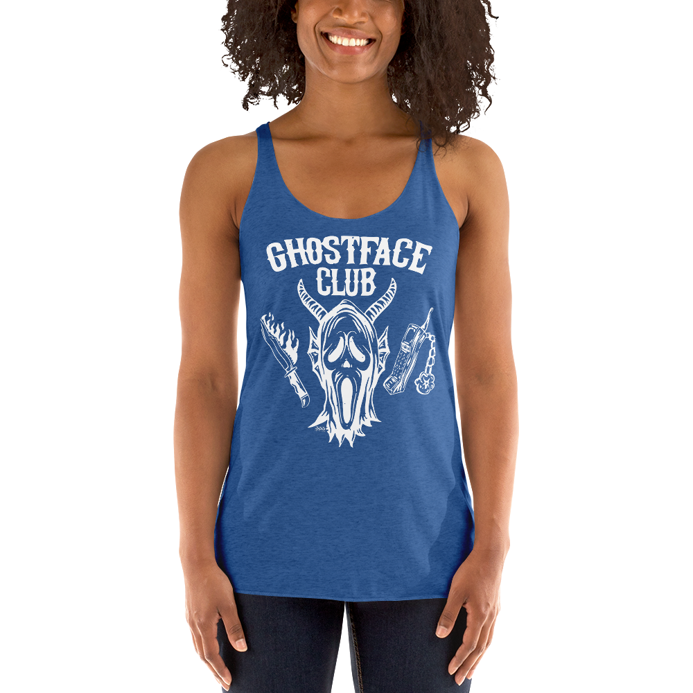 Ghostface Club Women's Racerback Tank