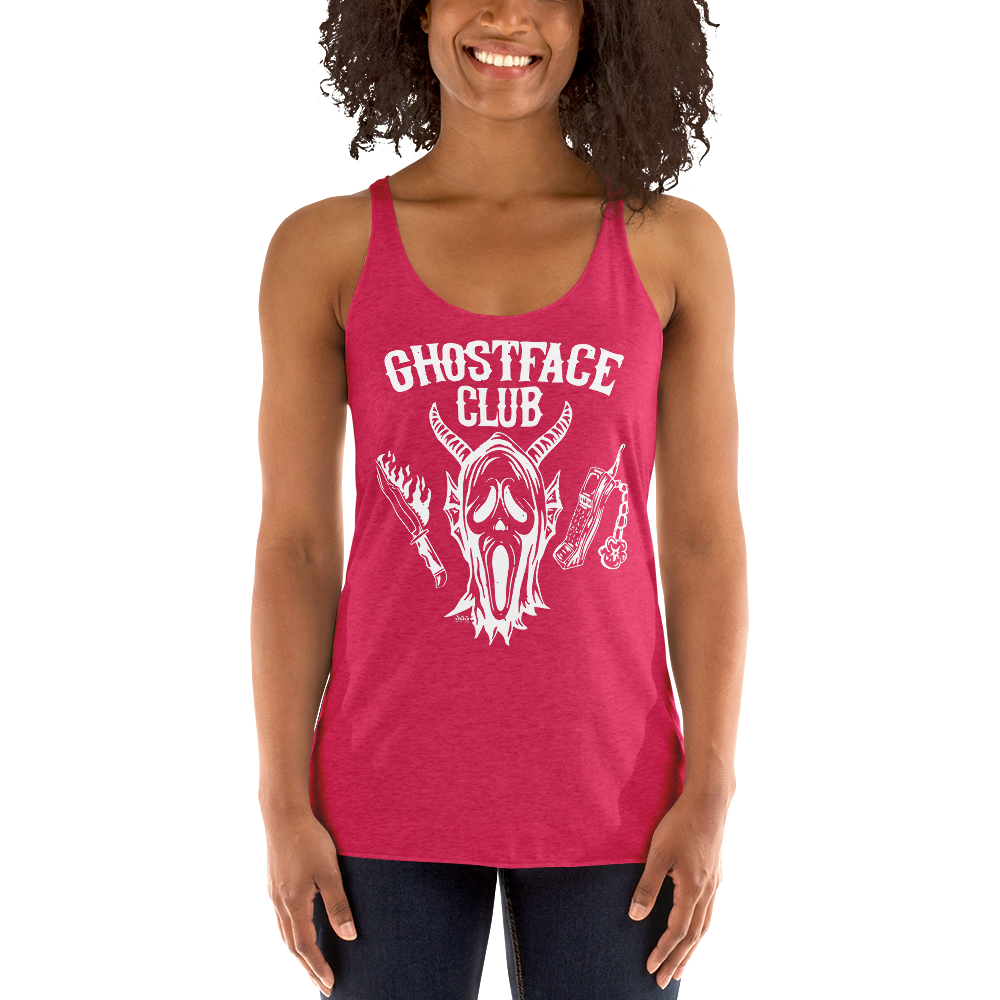 Ghostface Club Women's Racerback Tank