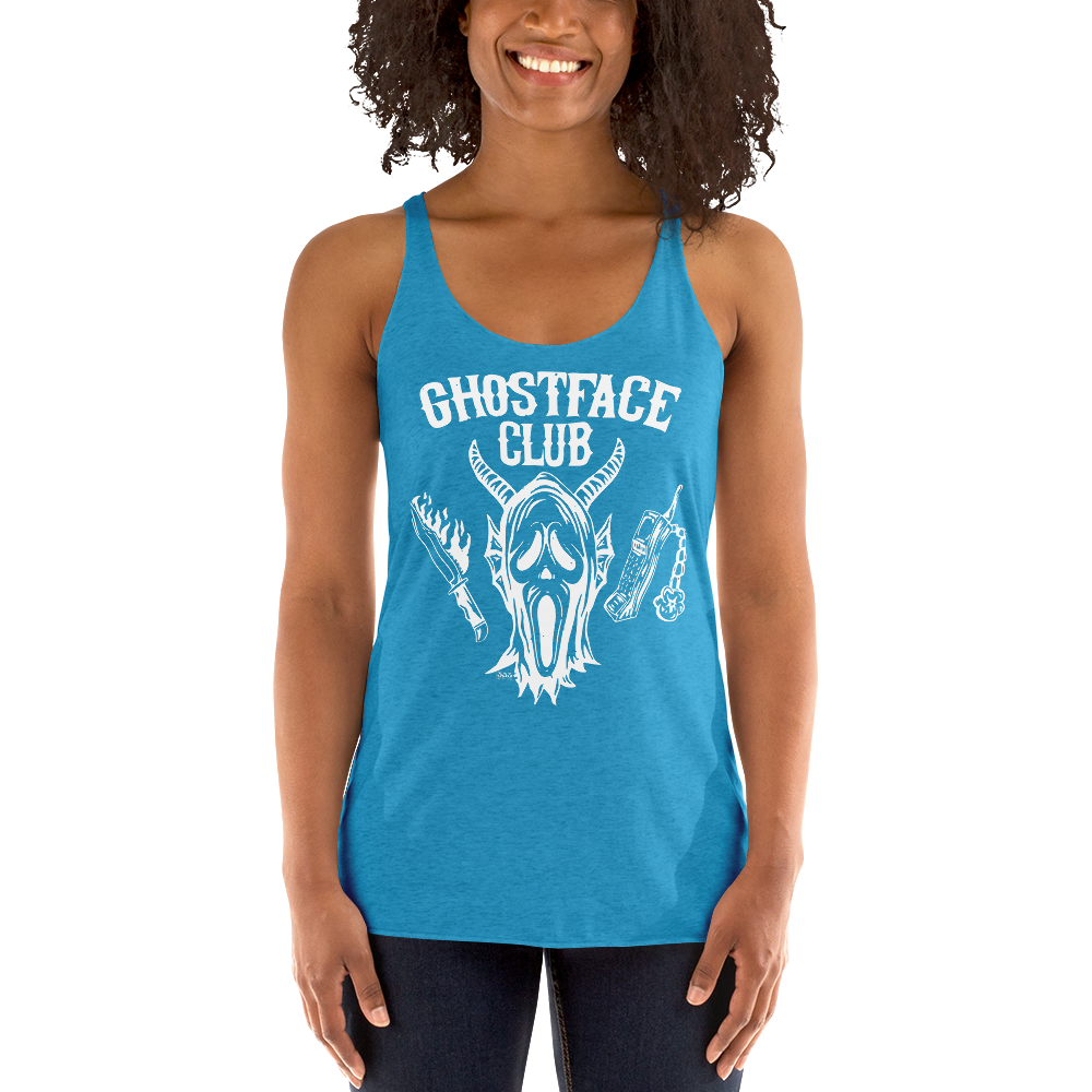 Ghostface Club Women's Racerback Tank
