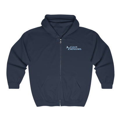 Az Flat Unisex Heavy Blend™ Full Zip Hooded Sweatshirt