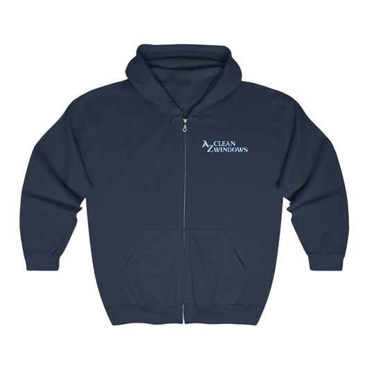 Az Flat Unisex Heavy Blend™ Full Zip Hooded Sweatshirt