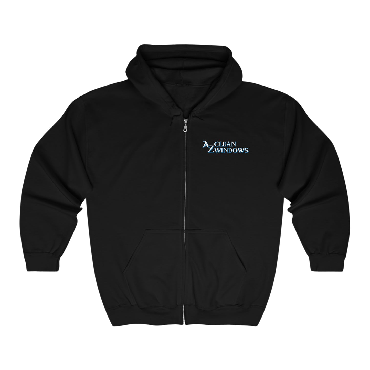 Az Flat Unisex Heavy Blend™ Full Zip Hooded Sweatshirt