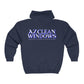 Az Clean R Blue Full Zip Hooded Sweatshirt