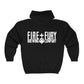 Fire + Fury Full Zip Hooded Sweatshirt