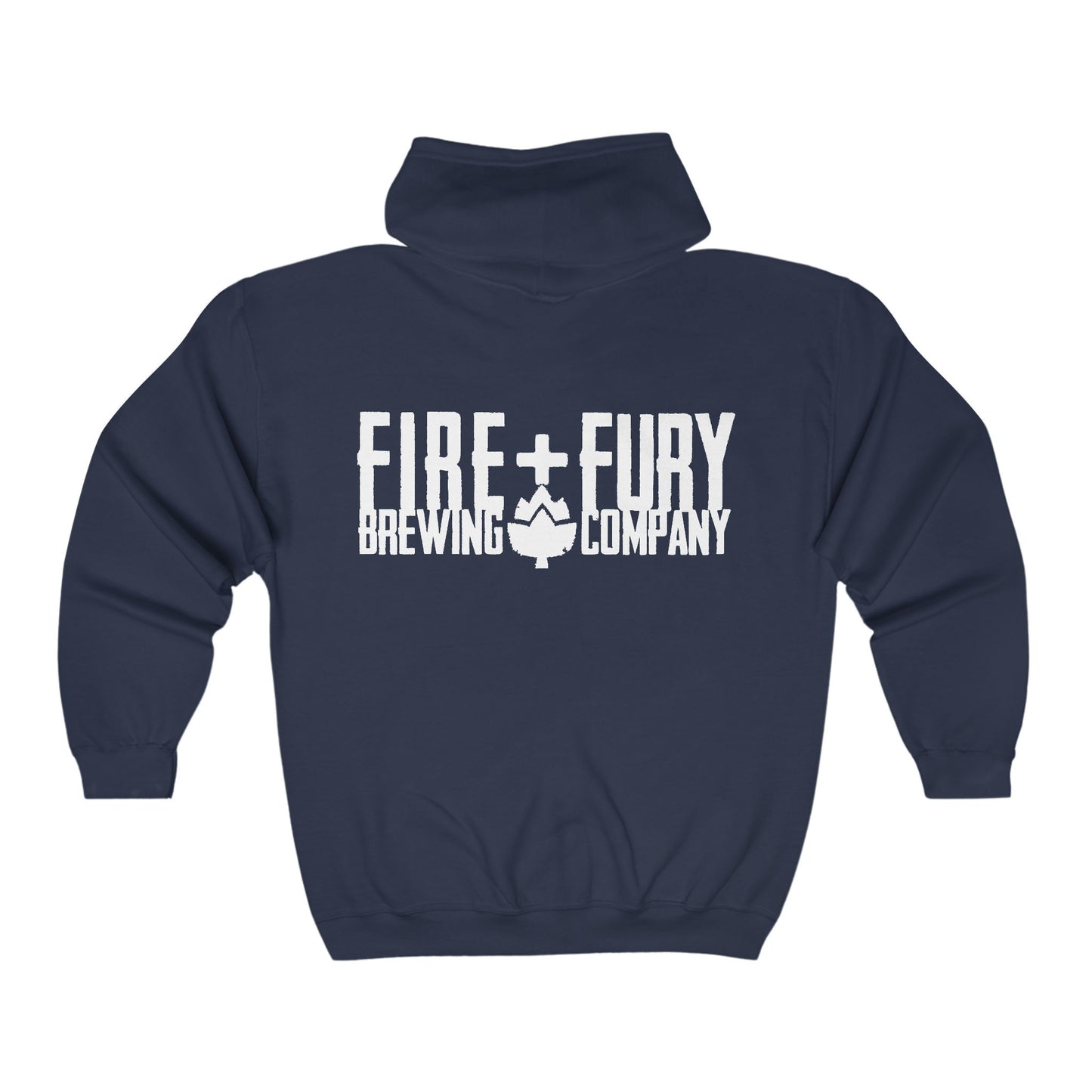 Fire + Fury Full Zip Hooded Sweatshirt