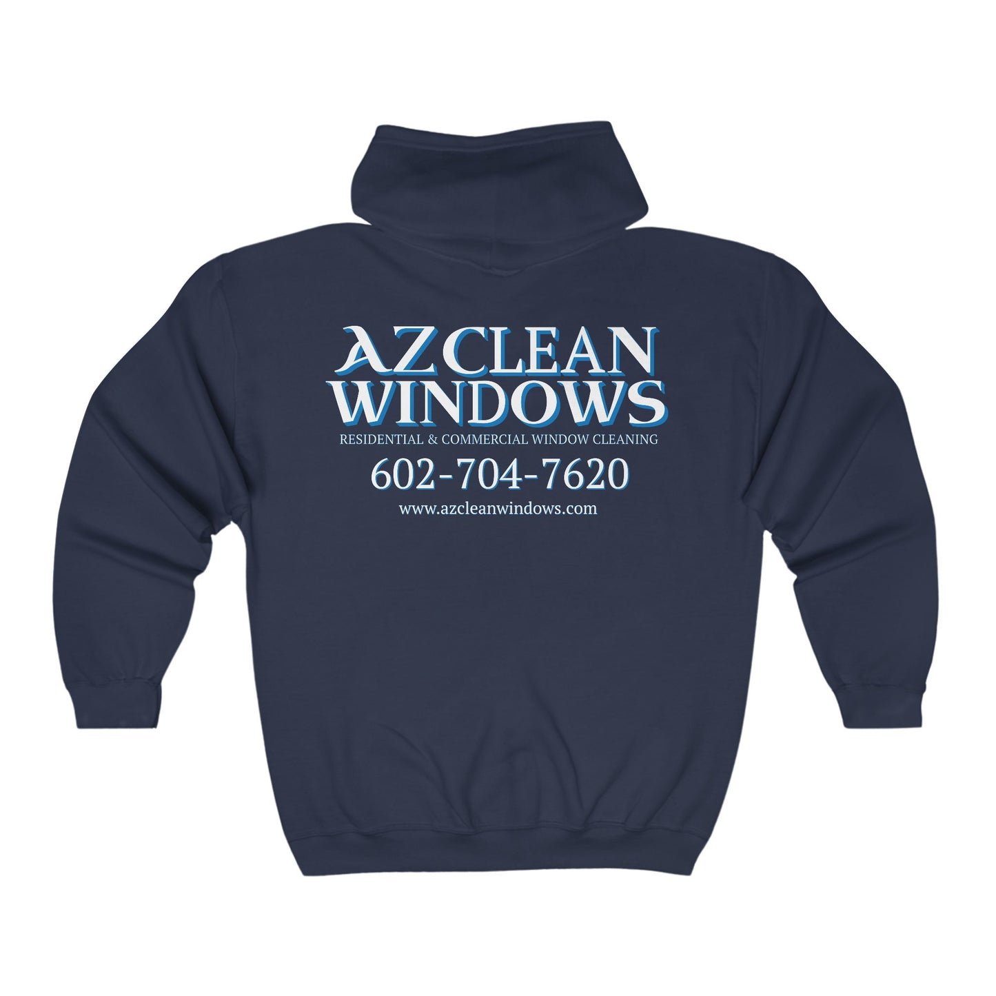 Az Windows Full Zip Hooded Sweatshirt