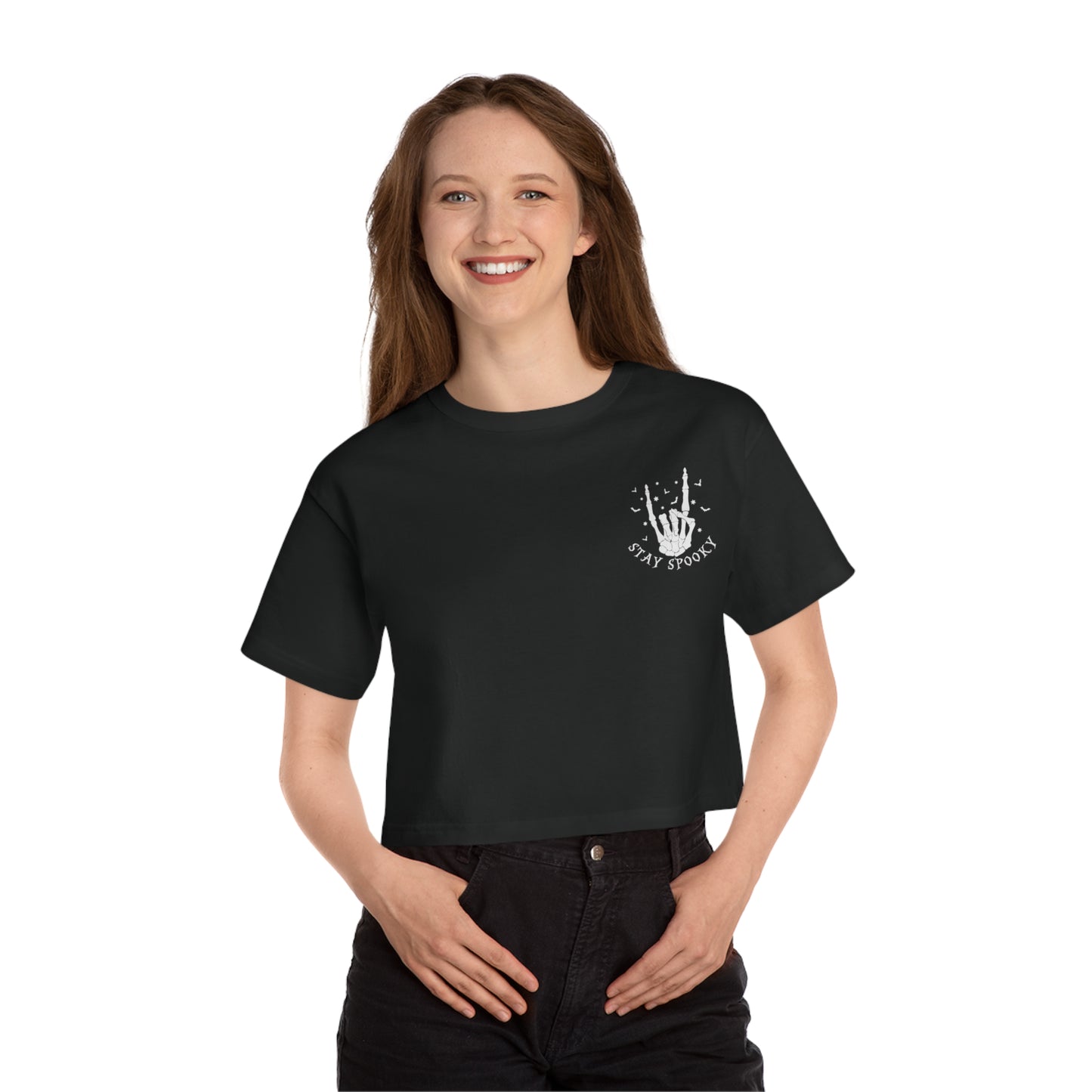 Woodsboro Cropped T-Shirt printify