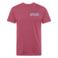 Az Clean NEW* Fitted Cotton/Poly T-Shirt by Next Level - heather burgundy