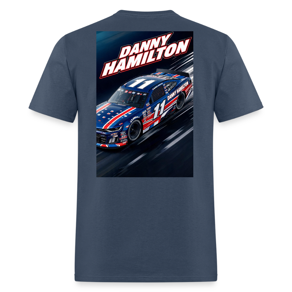 Danny Hamilton Men's T-Shirt | GILDAN 5000 -  blue dusk