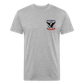 250 America Circle Fitted Cotton/Poly T-Shirt by Next Level - heather gray