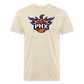 Phx Suns Flames Cotton/Poly T-Shirt by Next Level - heather cream