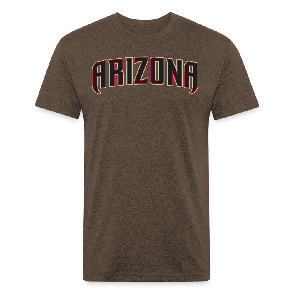 D baks Arizona Front & B Cotton/Poly T-Shirt by Next Level - heather espresso