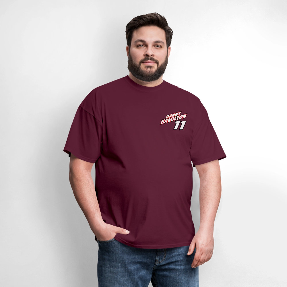 Danny Hamilton Men's T-Shirt | GILDAN 5000 - burgundy